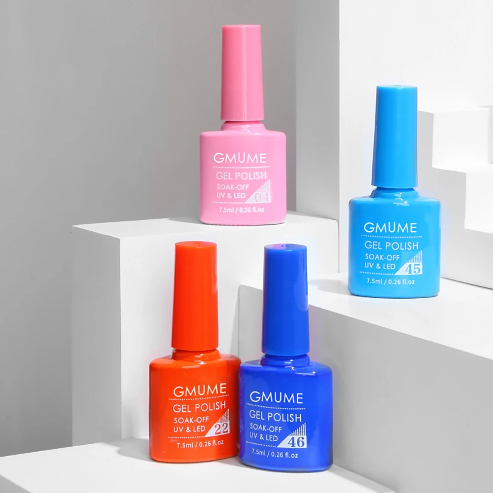 1pc 7,5ml Gel Nagellack Set Herbst Glanz Finish Semi Permanent Glitter Pailletten Nagellack Set Kit Soak Off uv Lack Nail art