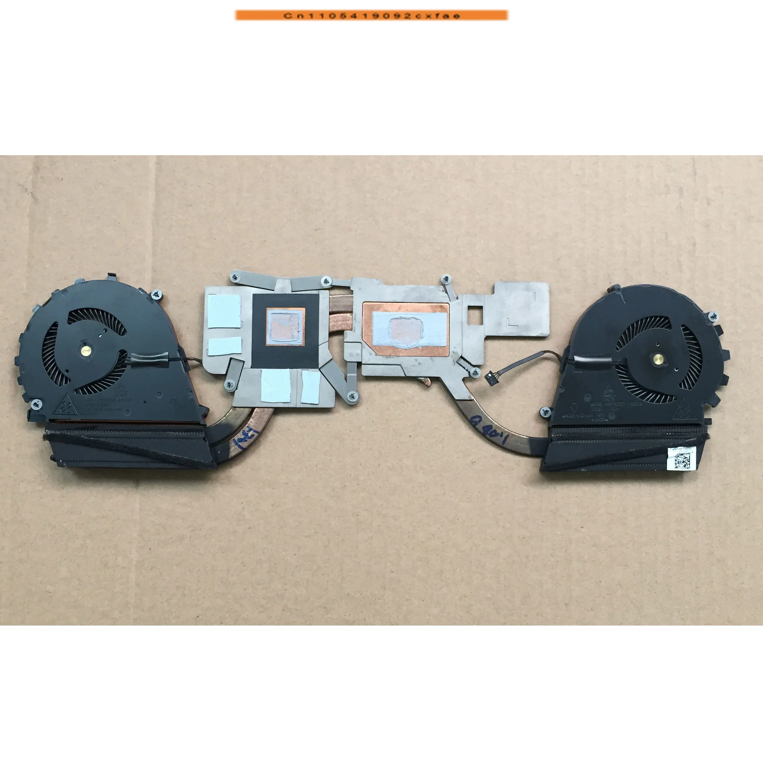 CHJ For  HP ZBook-Studio-G3 radiator fan copper tube 840960-001 AT1C4001DA0