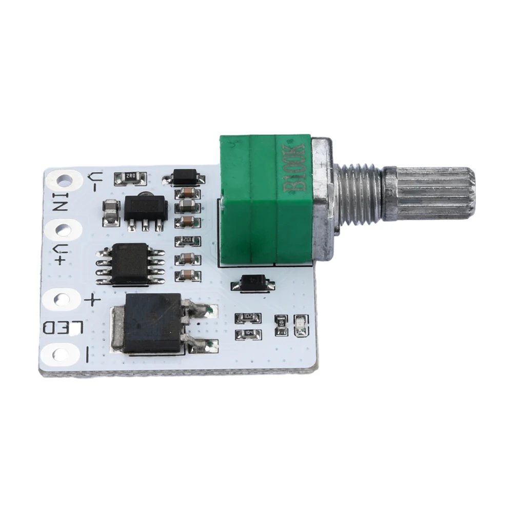 DC3.7V-24V LED Driver PWM Dimmer Module Constant Voltage Light Bar Desk Lamp Stepless Knob Potentiometer Circuit Control Board