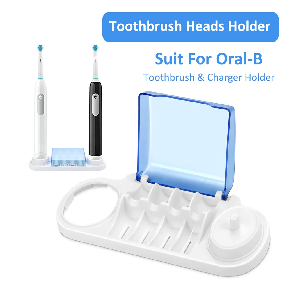 

Держатель для электрической зубной щетки Oral-B D12, D20, D16, D10, D3, с двумя зарядными устройствами, держатель головок