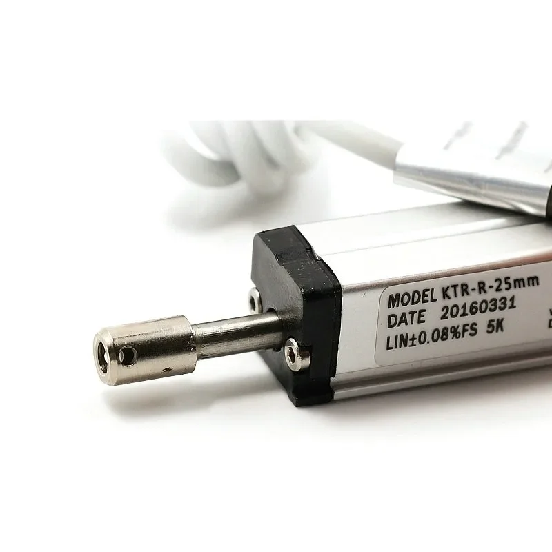 산업용 장비용 KTR 25mm 미니 복구형 전기 선형 위치 센서