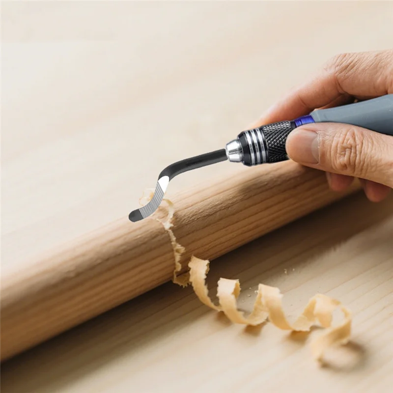 مجموعة إزالة الأزيز مع شفرات 3 قطع، مجموعة سكاكين تشذيب الأزيز، أداة إزالة الأزيز للمعادن، الراتنج، PVC-B61B #3