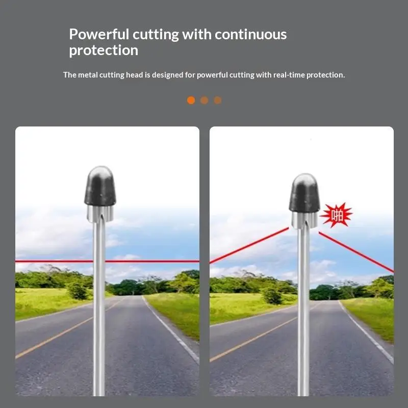 1 Set Anti Cutting Throat Antenna Motorcycle Anti Kite Line Cutting Device Scooter Motorcycle Flagpole Riding Modification