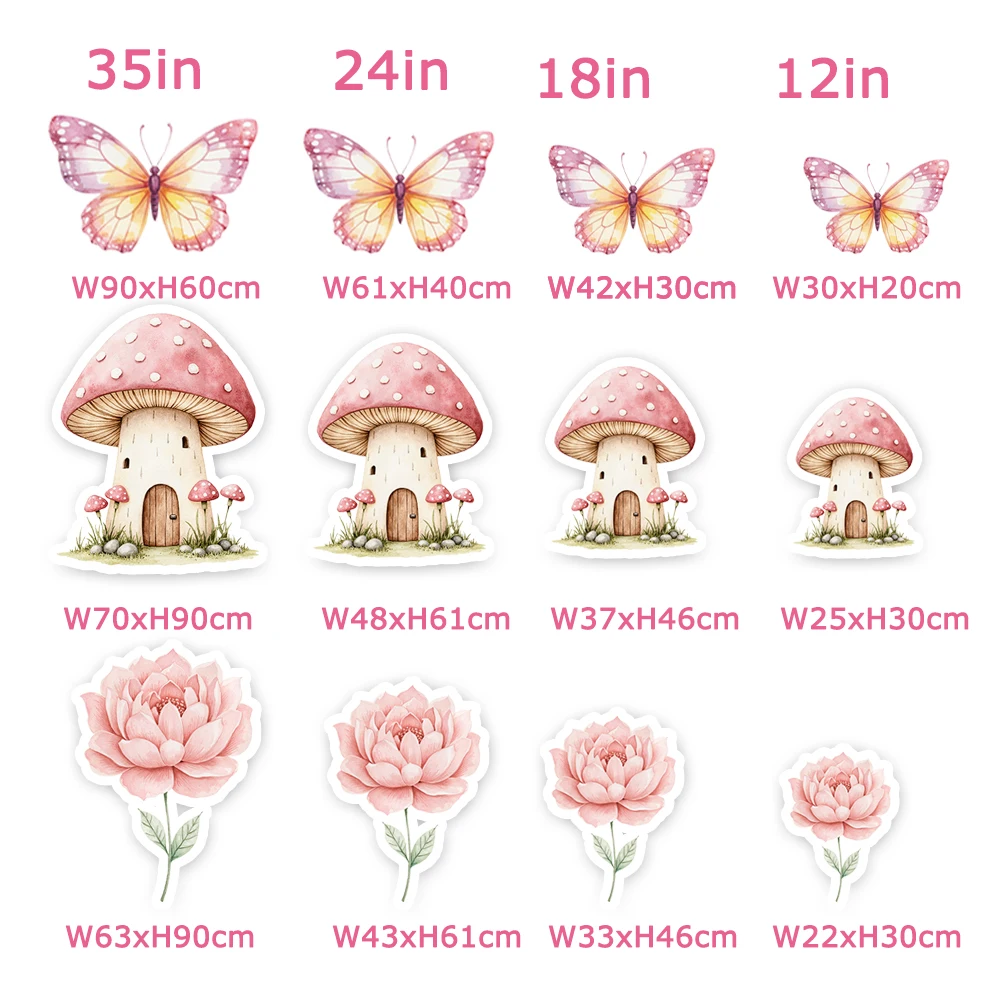 Akwarela różowa wróżka KT wycięcia w desce karton Fantasy motyw księżniczki dziewczyny urodziny Baby Shower wiosenne przyjęcie dekoracyjne królik