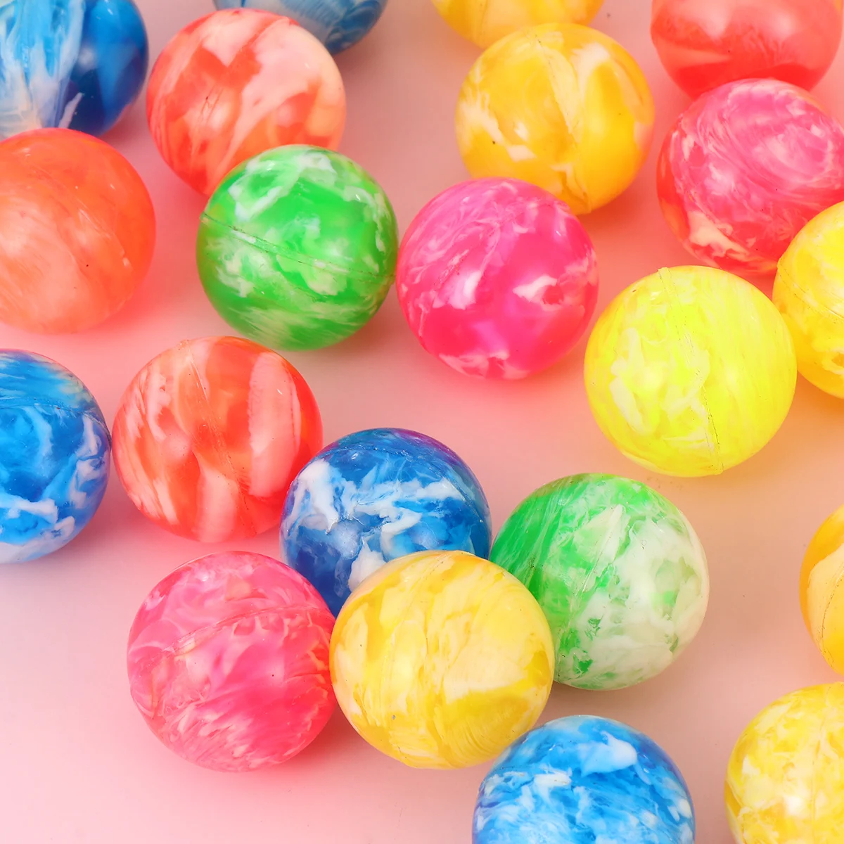 30 Pcs Bouncy for Kids Jumping Rubber Play Eco Friendly Outdoor Toy Child Gift Birthday Children's Day Operated