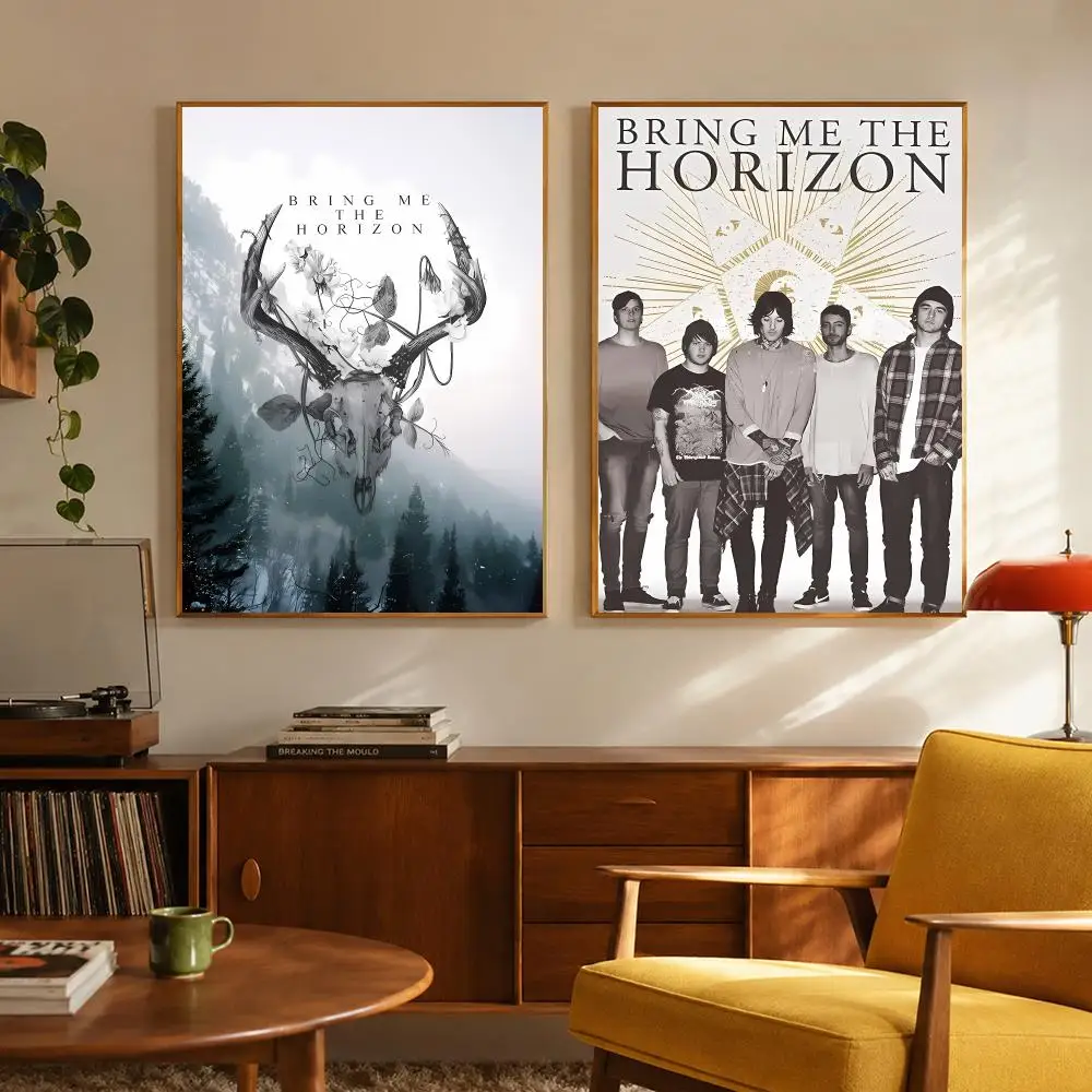 Alternative B-Bring Me The Horizon Poster Digital Solvent Print Waterproof PP Fade-Resistant Wall Art Room Decor Gift
