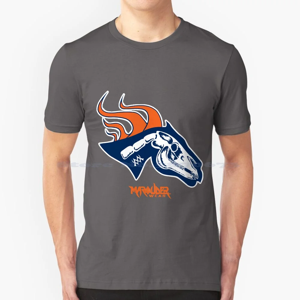 Denver Horse Known As Pestilence T Shirt 100% Cotton Tee Afc Champions Football Peyton Manning Von Miller