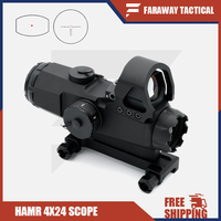 HAMR 4X Tactical Scope Shockproof IPX7 w/ Red Dot Combo