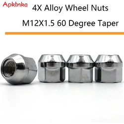 4x Car Wheel Lug Bolts Nuts M12x1.5 19mm Tire Parts For Ford C-Max Cougar Ecosport Focus Mondeo Fiesta Transit Connect KA Kuga