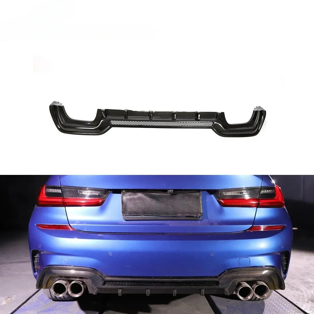 Carbon Fiber NEW 3 Series G20 Rear Diffuser Lip for BMW G20 330i M340i Sedan 2019-2020