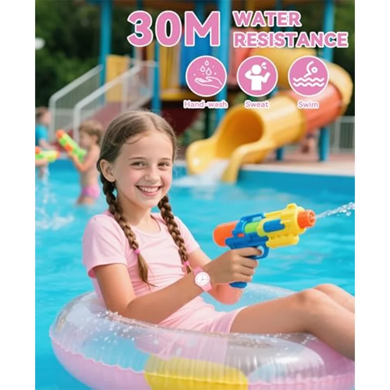 SOCICO Kids Analog Watch 30M Waterproof for Boys & Girls 5-16 Years Old Child watch girl Children wristwatch