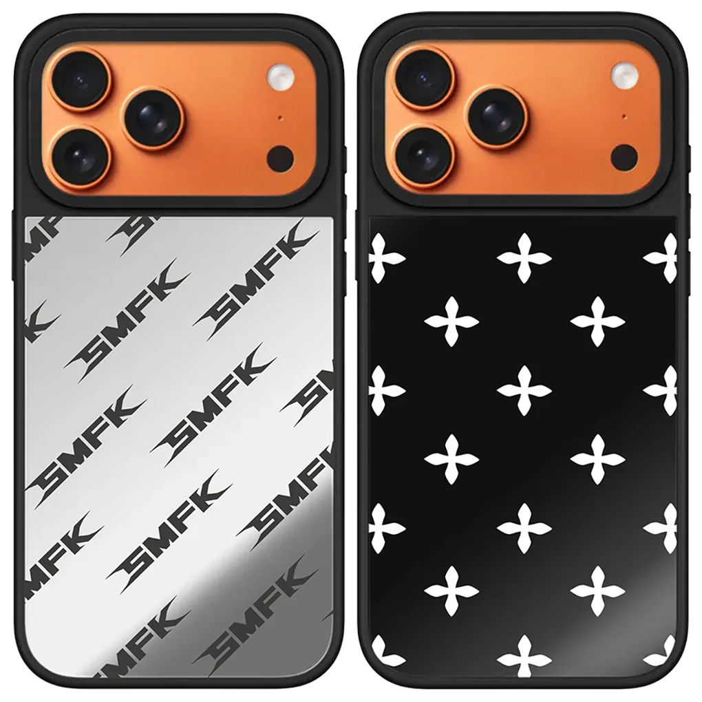 

Cross Star Mirror Surface Magnetic Case: Compatible with IPhone 17 16 15 14 13 12 Pro Max 17 Air