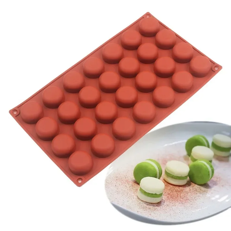 

24 Cavity MIni Oblate Cake Silicone Molds Baking Pan For Chocolates Mousse Jelly Candy Gummy Ice Cube Tray Home Pastry Utensils