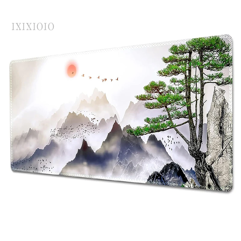 Mountain Aesthetics Mouse Pad Gamer XL Home Large Mousepad XXL Playmat Office Non-Slip Soft Carpet Computer Mouse Mats Mice Pad