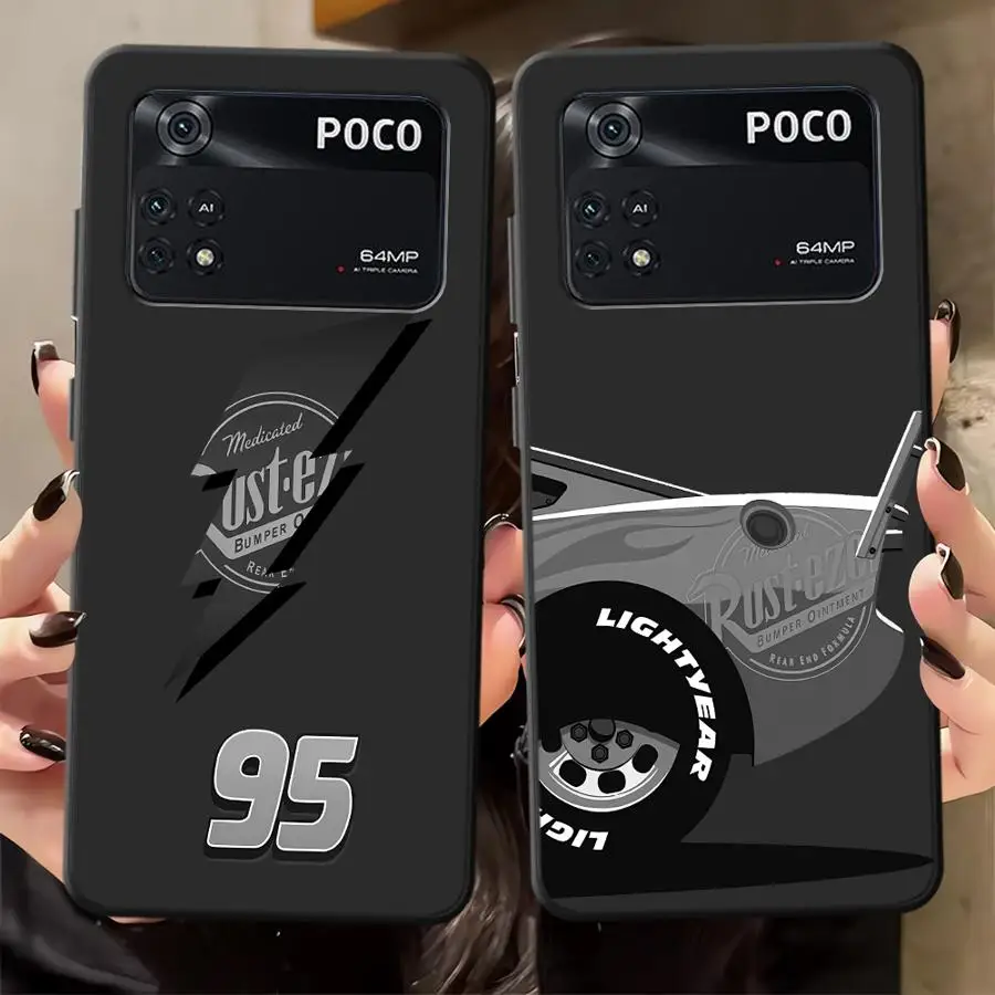 حافظة لهاتف شاومي بوكو X3 X4 X5 M5 M3 M4 Pro F3 F4 F5 C50 C51 C65 ديزني لايتنينج ماكوين #2