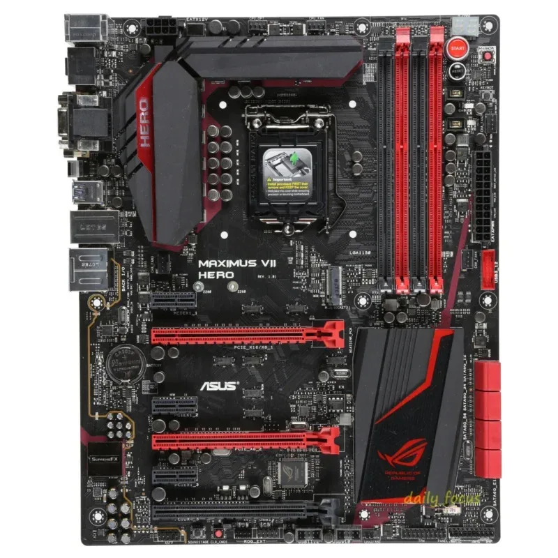 

WYORESY для Asus MAXIMUS VII HERO 6 * PCIE, материнская плата LGA 1150, Intel Z97 DDR3 DIMM USB3.0 ATX TT