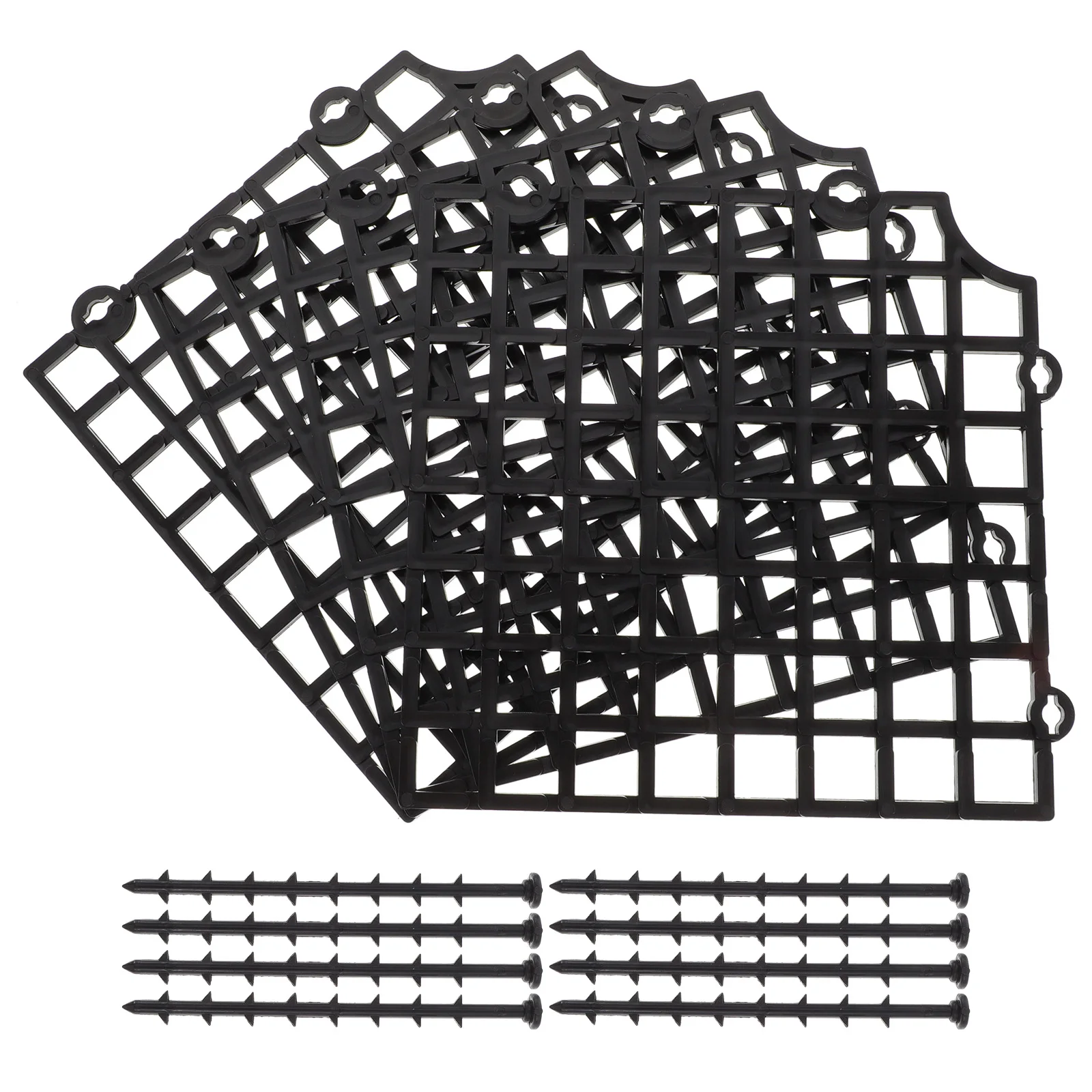 

3 Pcs Plant Pots Indoor Anti-tilt Flower Mesh Cover Guards Soil Covers Planter Protector Black Cat Child