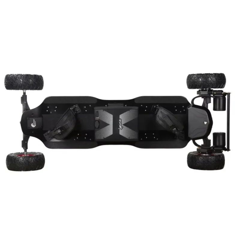 JIESEN Maple Custom-Size Off-Road 4-Wheel Skateboard With Anti-Slip Deck 130kg Load Capacity For Sand &Beach Land Boarding