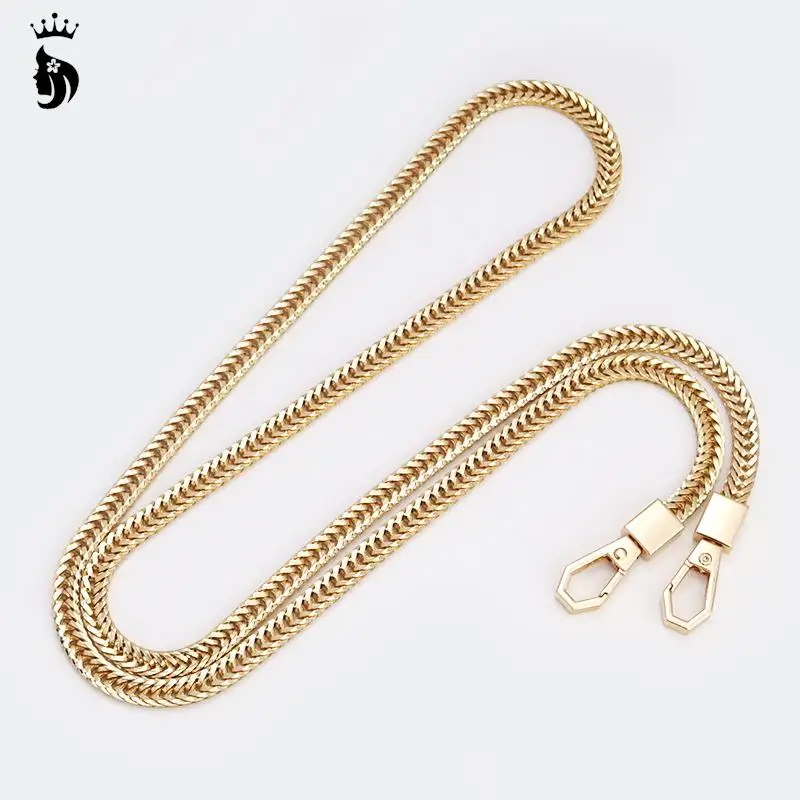 Bag Chain DIY Gold/Silver/Gun Black Bag Strap Replacement Purse Chain Shoulder Bag Straps Small Handbag Purse Handle Chain