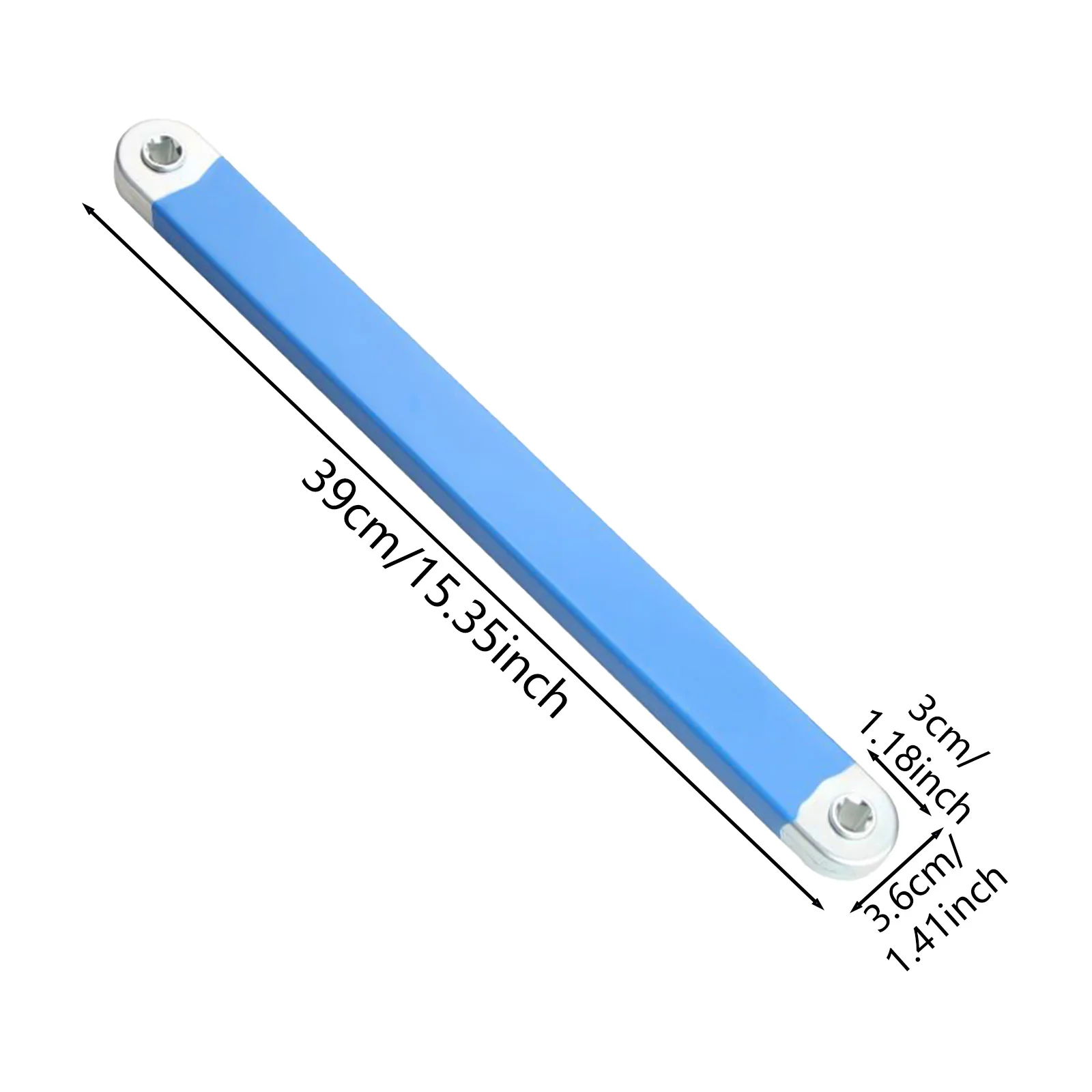 شريط تمديد مفتاح الربط العالمي قابل للتعديل برأس مزدوج أداة شديدة التحمل طويلة جدًا للميكانيكا وإصلاح السيارات