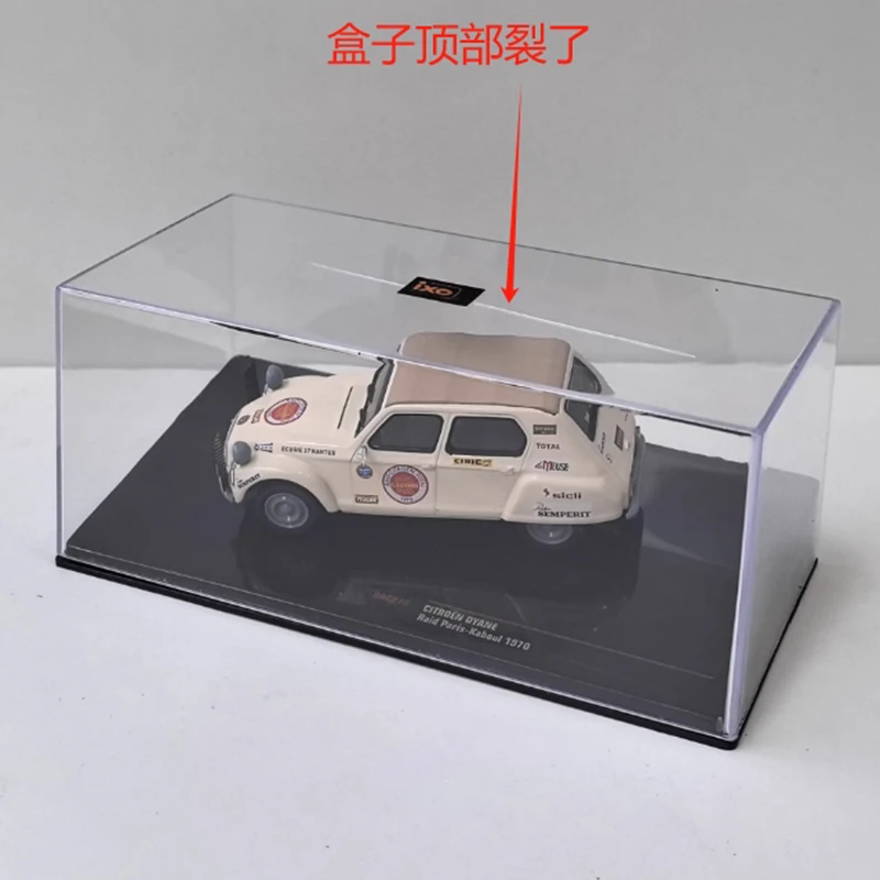 Minor flaw IXO 1/43 Scale Citroen DYANE 1970 Racing car Alloy Simulation Car Model Static Collection Decorated Holiday Toy