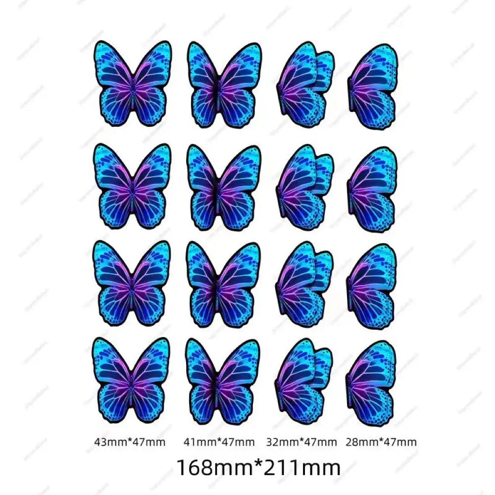 Bicycle Wheel Stickers Butterfly Wheel Stickers Reflective waterproof sticker for road bike Bicycle