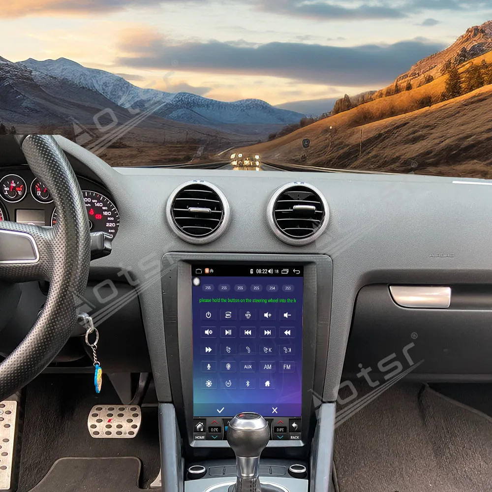 Touch Screen Android 14 Auto Multimedia Car Radio For Audi A3 2008-2012 Car GPS Navigation Audio Stereo Player IPS Head Unit