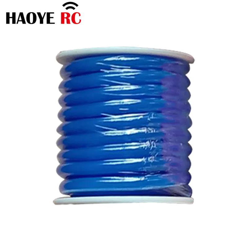 Haoye D5x2.5mm 1 rulo 5 metre silikon RC Nitro(Glow) yakıt hattı için Nitro motor RC uçak 6 renk RC aksesuarları için