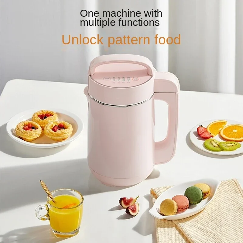 Soymilk Machine Household Broken Wall Filter-free Cooking Machine 1.2L Automatic Heating 304 Stainless Steel Juice Machine