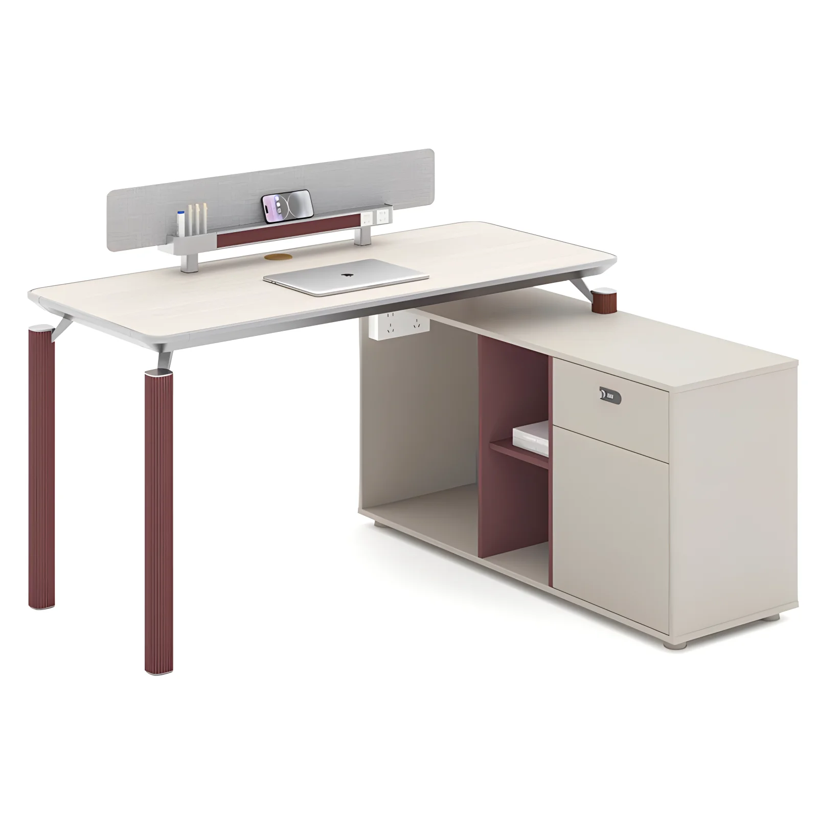 

Рабочая станция для офиса, рабочая станция, современная мебель для руководителя, конструкция перегородки стола с ящиками