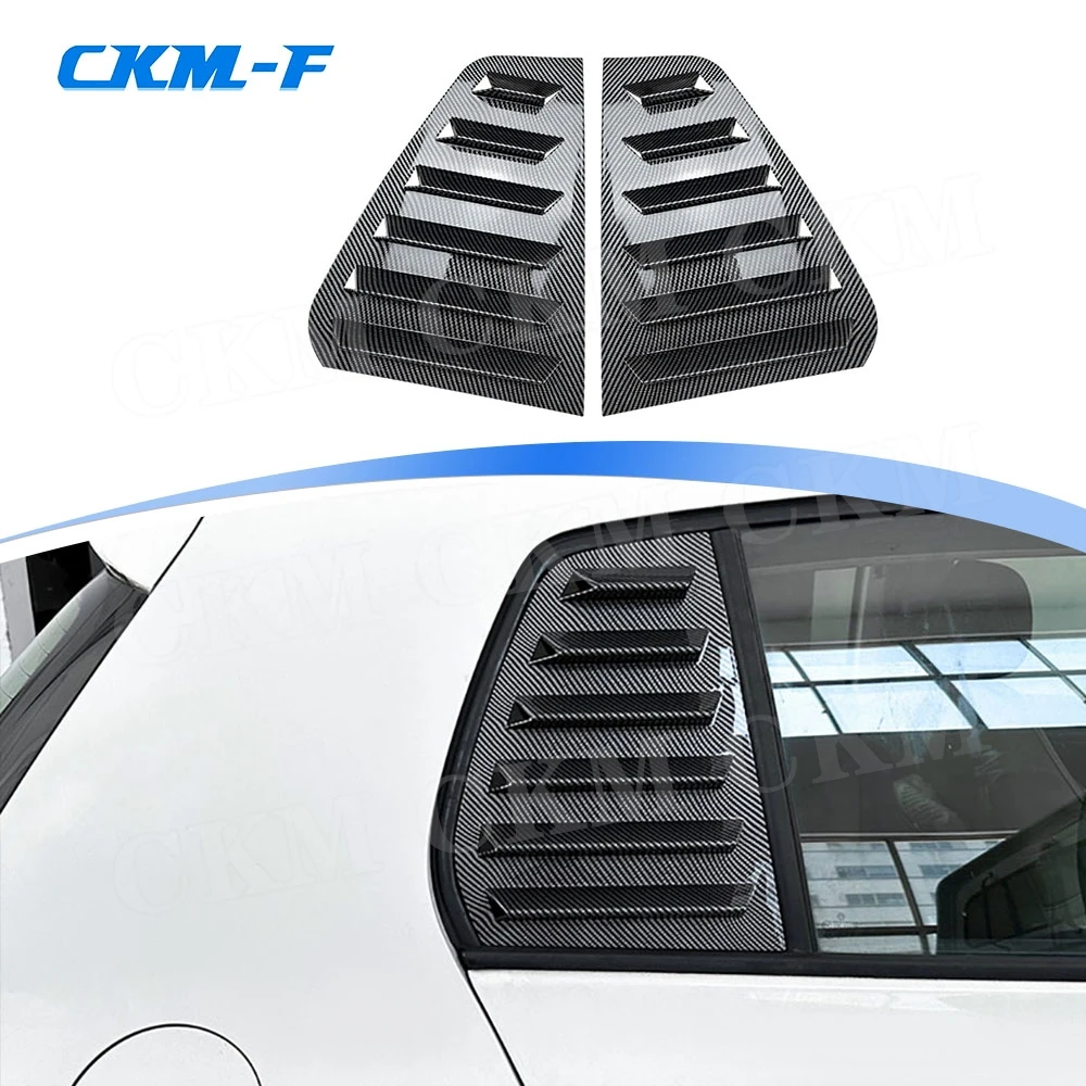 

Rear Window Louvers Shutters Blinds Cover Trim for Volkswagen Golf 6 MK6 2008 2009 2010 2011 2012 Car Bodykits Accessories