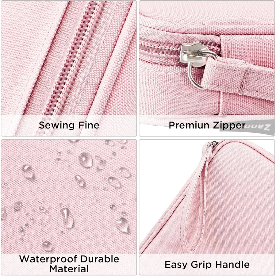 Bolsa de almacenamiento de gran capacidad para rotuladores, estuche para lápices con diseño Simple, bolsa de papelería compacta para herramientas de arte y bocetos