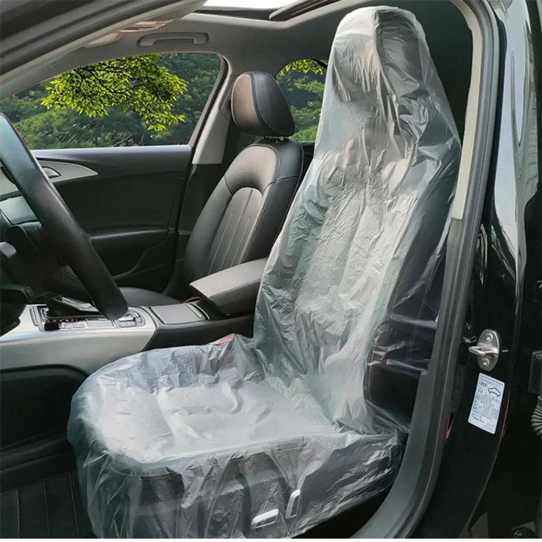 

50/100Pcs Disposable Car Seat Covers Protective Anti-Fouling Waterproof Dustproof Protector Universal Auto Interior Supplies