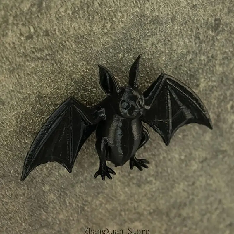 6 Stück Halloween-3D-Fledermaus-Kühlschrankmagnete mit PET-Konstruktion für Kühlschränke, magnetische Whiteboards und – Detail 3