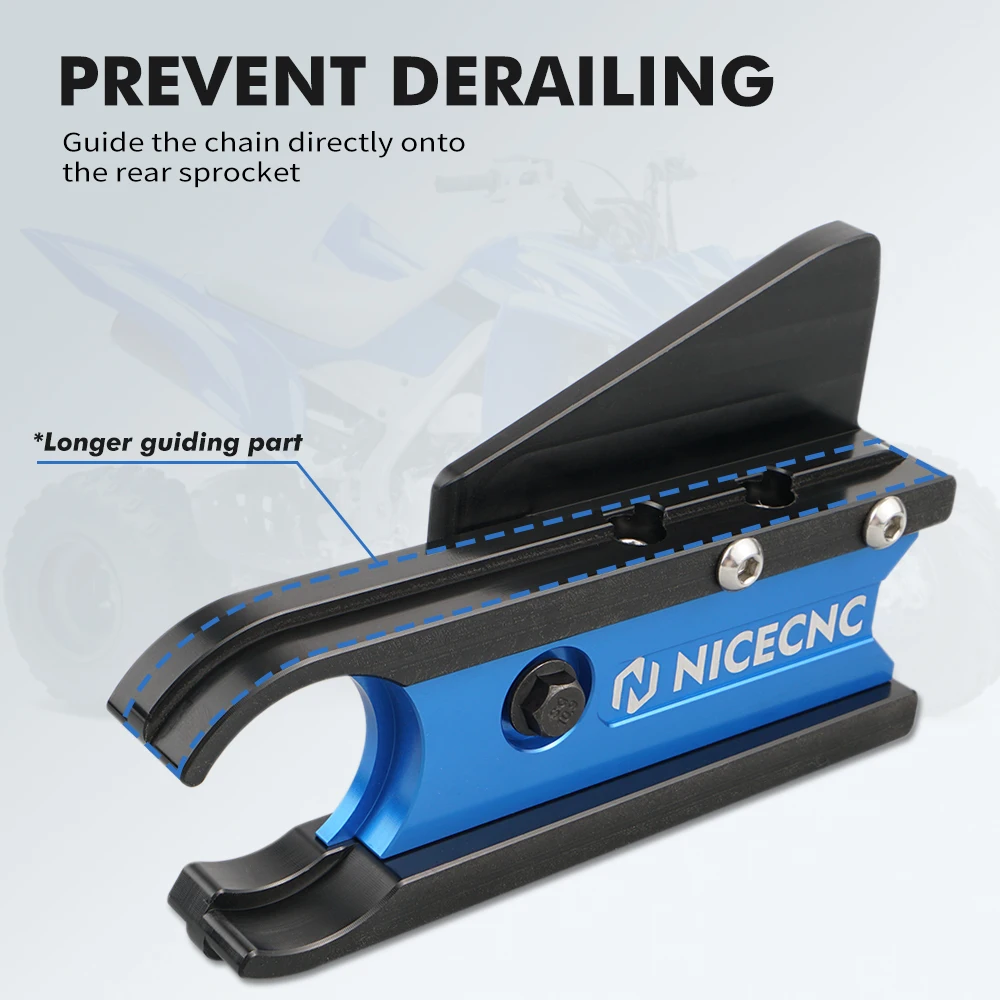 NiceCNC ATV سلسلة دليل غطاء حماية حامي حماية لياماها YFZ450R YFZ 450R 450 R 2009-2022 2010 الألومنيوم الملحقات #6