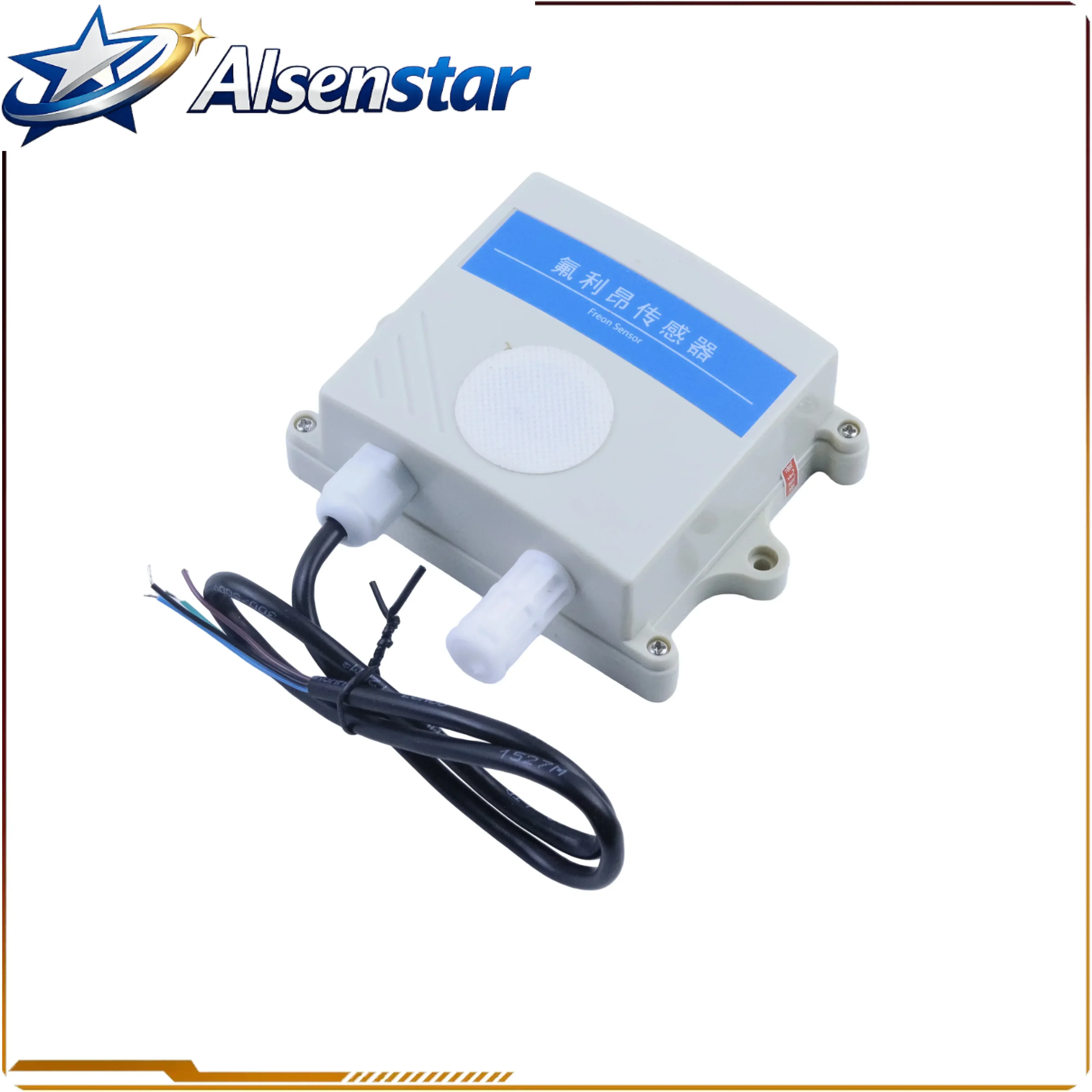 Wall Mounted Freon Leak Sensor IP65 0-1000ppm Refrigerant Gas Detector RS485 4-20mA Output High Accuracy HVAC Leak Alarm