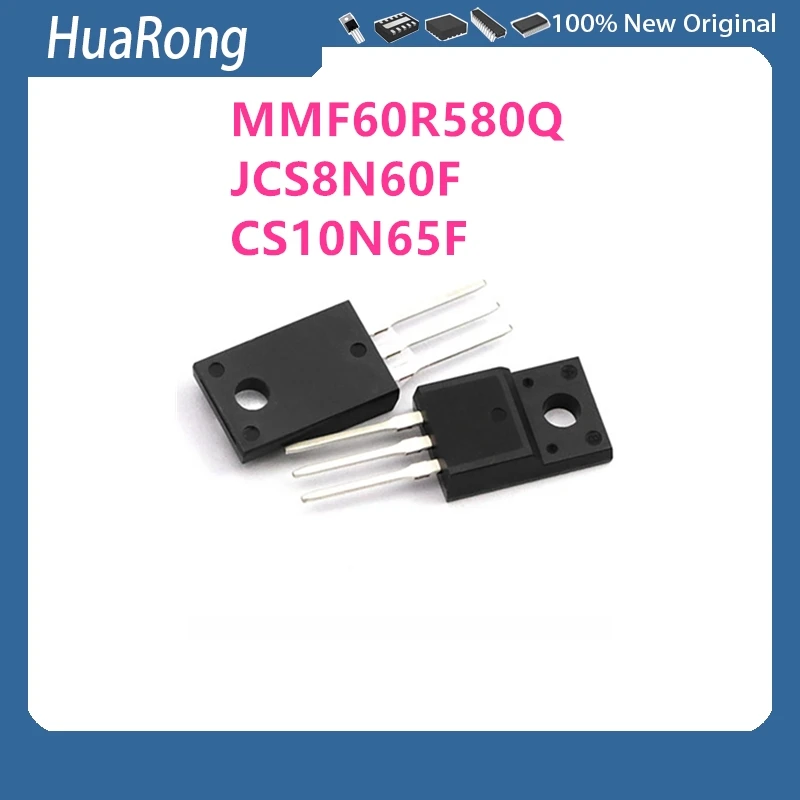 10Pcs/Lot MMF60R580Q 60R580Q JCS8N60F JCS8N60 CS10N65F CS10N65 TO-220F