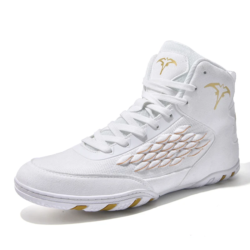

Professional Boxing Wrestling Shoes Men High Top Breathable Training Competition Shoes