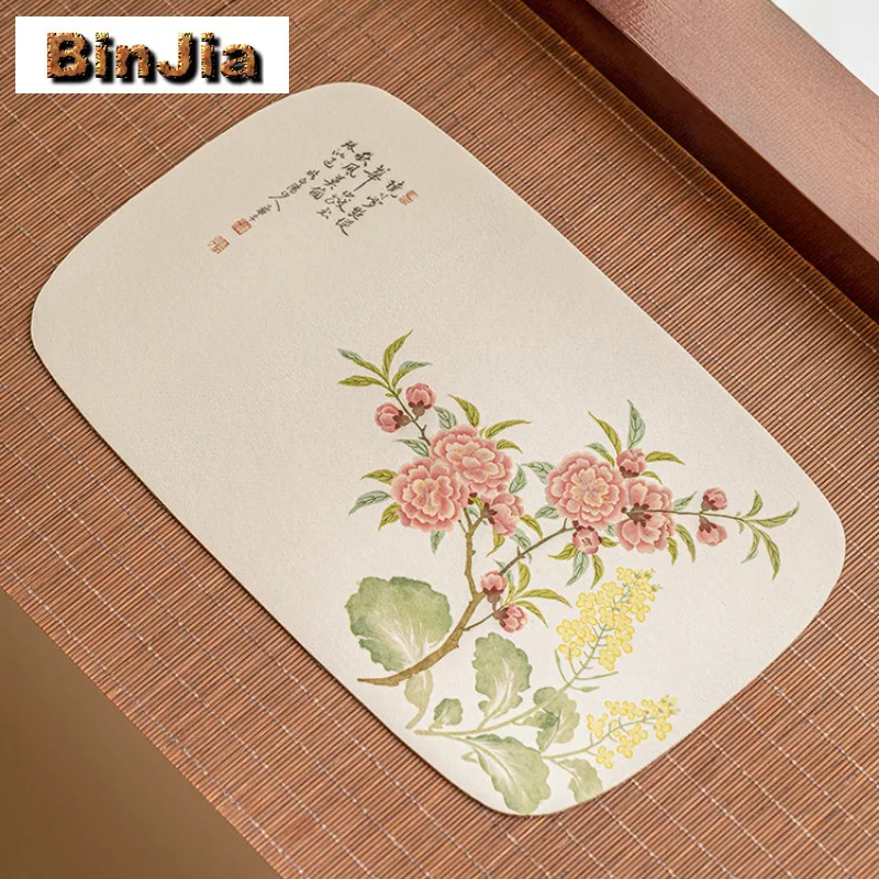 سحابة الحجاب الأزهار طاولة شاي الحصير التقليدية الشاي تحديد الموقع شرب كوستر عشاء مفرش طاولة حصيرة حفل الشاي المعدات الحلي #4