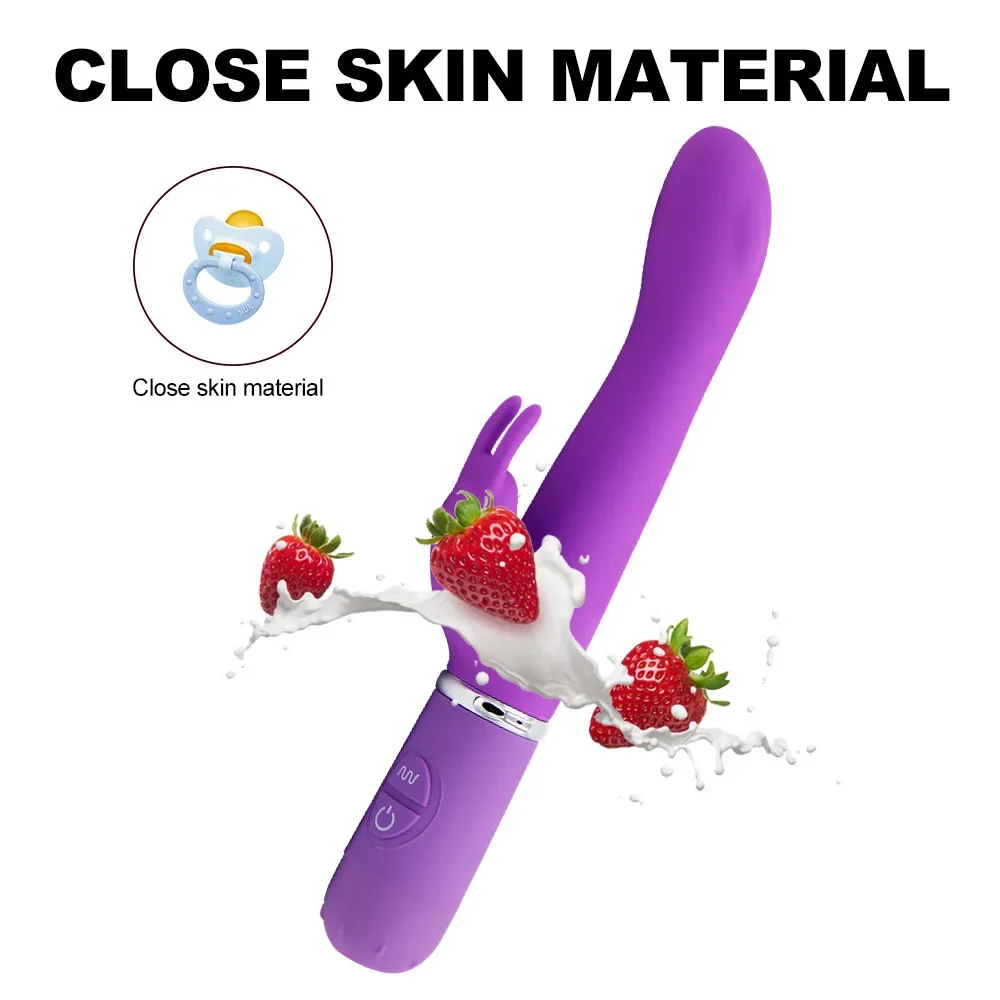 Rabbit G-Spot Vibrator for Women Nipple Clitoris Stimulator 8 Fast Seconds to Orgasm Finger Shaped Vibes Sex Toys for Adults