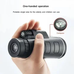 Binoculares con zoom HD para caza, camping y visión nocturna