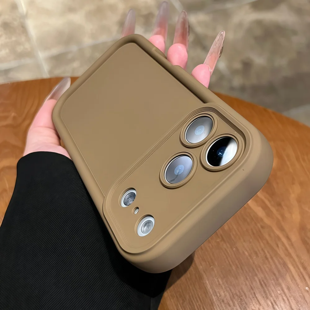 Kameraschutz Candy Flüssigsilikon Weiche Hülle für iPhone 18 11 12 13 14 Plus 15 16 17 Pro Max XR XS Verstärkte Stoßfängerhülle – Detail 16