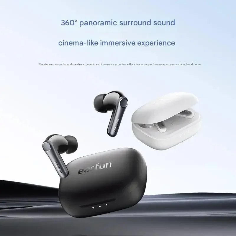 EarFun Air Pro4 Bluetooth Earphone HI-FI Active Noise Reduction IPX5 Waterproof Dynamic Diaphragm Gamer Earbuds Low Latency