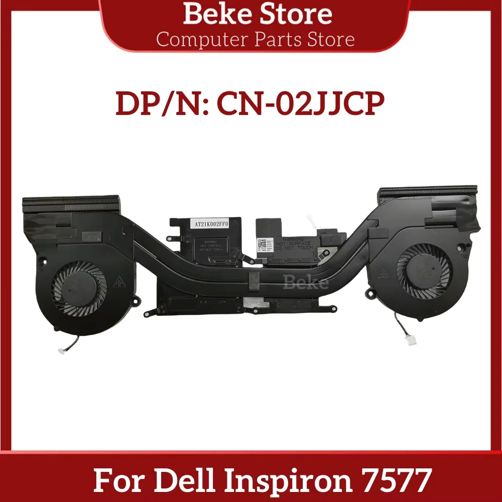 

Новый оригинальный охлаждающий вентилятор для ноутбука DELL Inspiron 7577, 2JJCP 02JJCP CN-02JJCP AT21K002FF0, радиатор, быстрая доставка