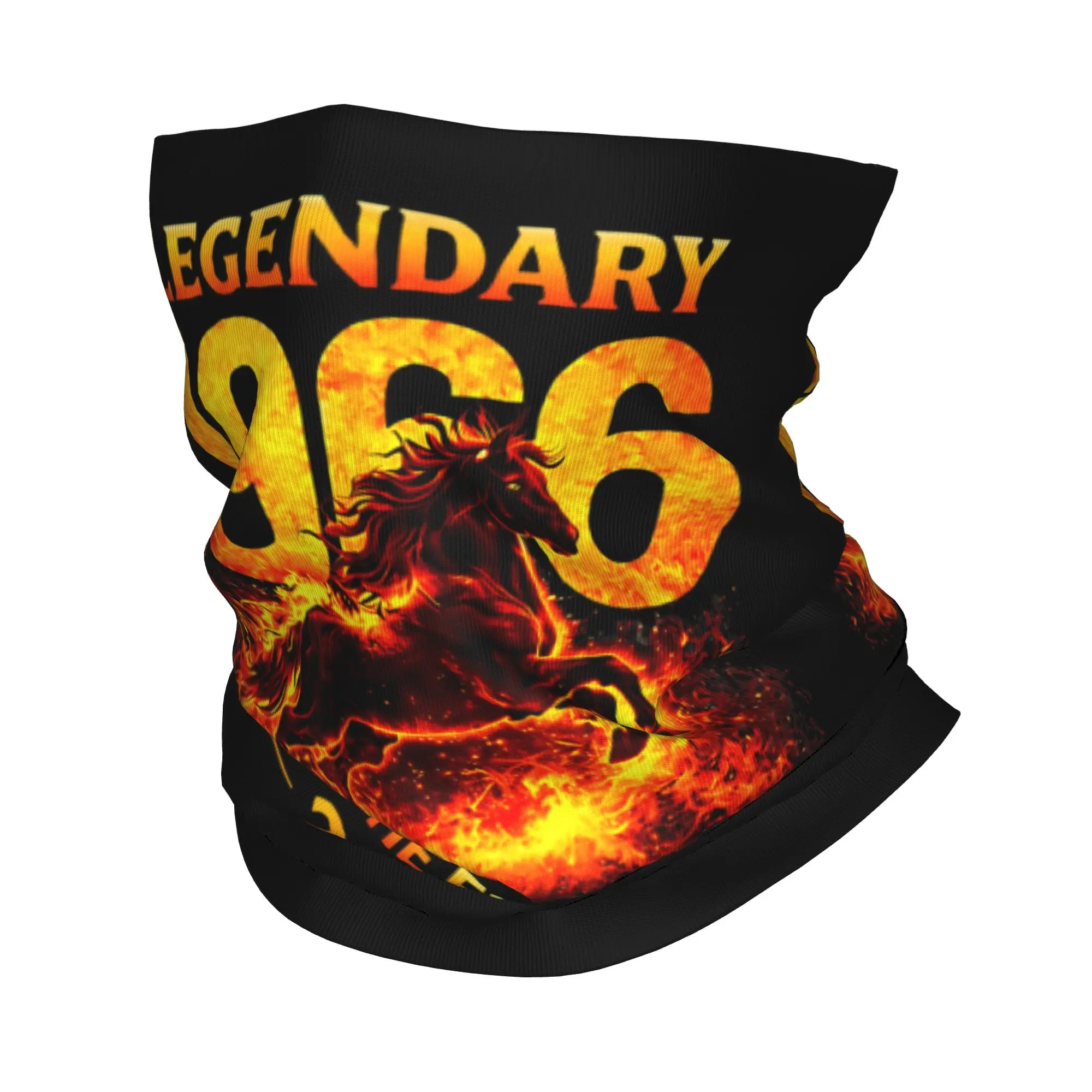 

1966 2026 Year of The Fire Horse 60th Bandana Neck Cover Chinese-Zodiac Balaclavas Face Mask Scarf Multi-use Headwear Adult