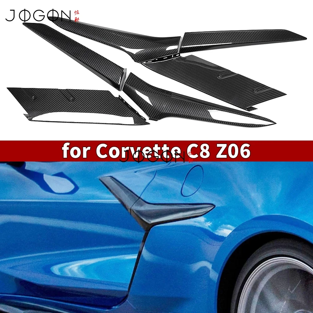 Replacement Door Handle Cover Body Trim for Chevrolet Corvette C8 Z06 2023 2024 2025 Real Carbon Fiber Exterior Accessories 6PCS