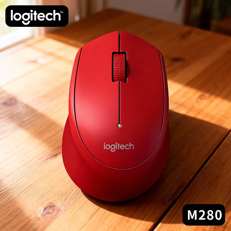 

Logitech M280 Wireless Optical Mouse Durable Buttons for Daily Use
