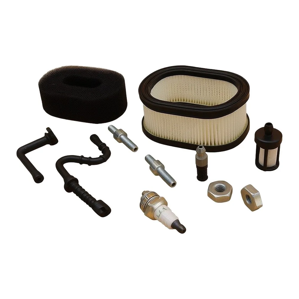 Complete Tune Up Kit for For MS440 MS460 MS441 MS660 and 066 For Chainsaws - Air Filter Foam Paper Spark Fuel Lines
