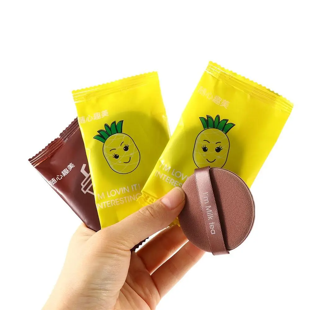 Ferramentas de limpeza facial para base em pó corretivo creme maquiagem puff em pó esponja fundação esponja cosméticos puff