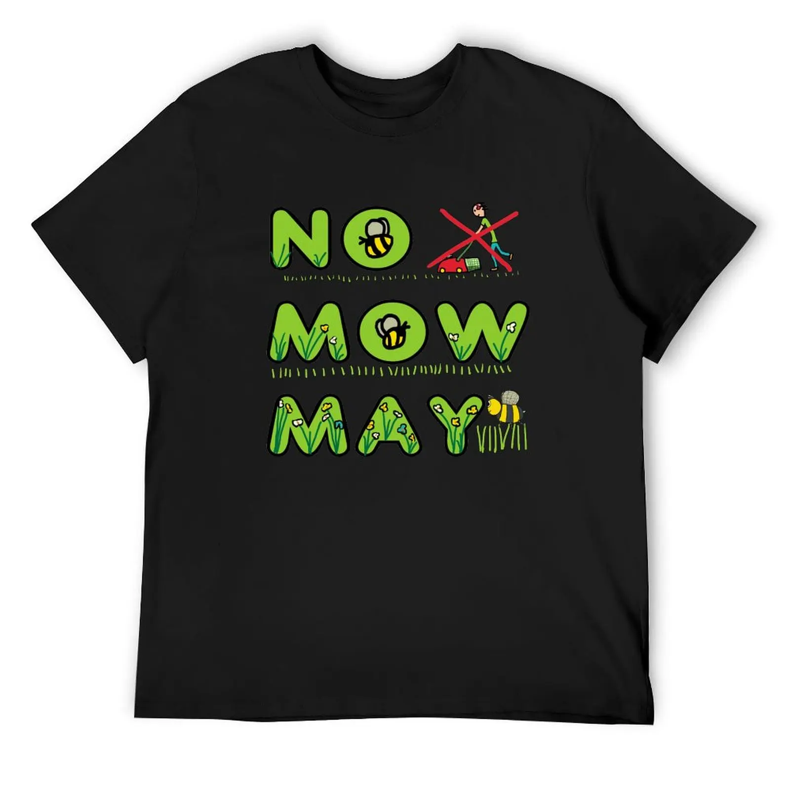 No Mow May T-Shirt graphics graphic t shirts anime clothes cute tops clothing for men